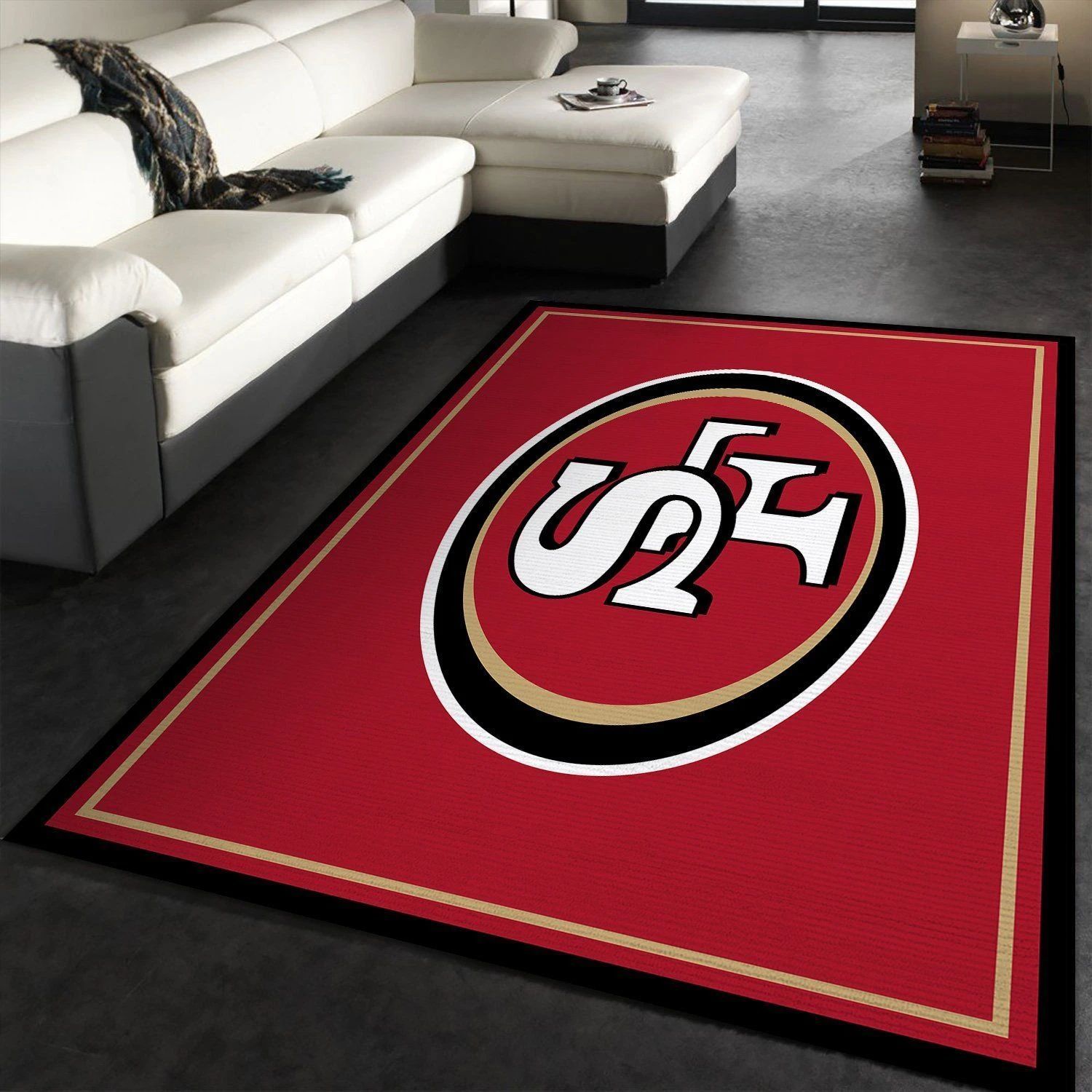 San Francisco 49ers Area Rug NFL Football Floor Decor 03114 - Indoor Outdoor Rugs