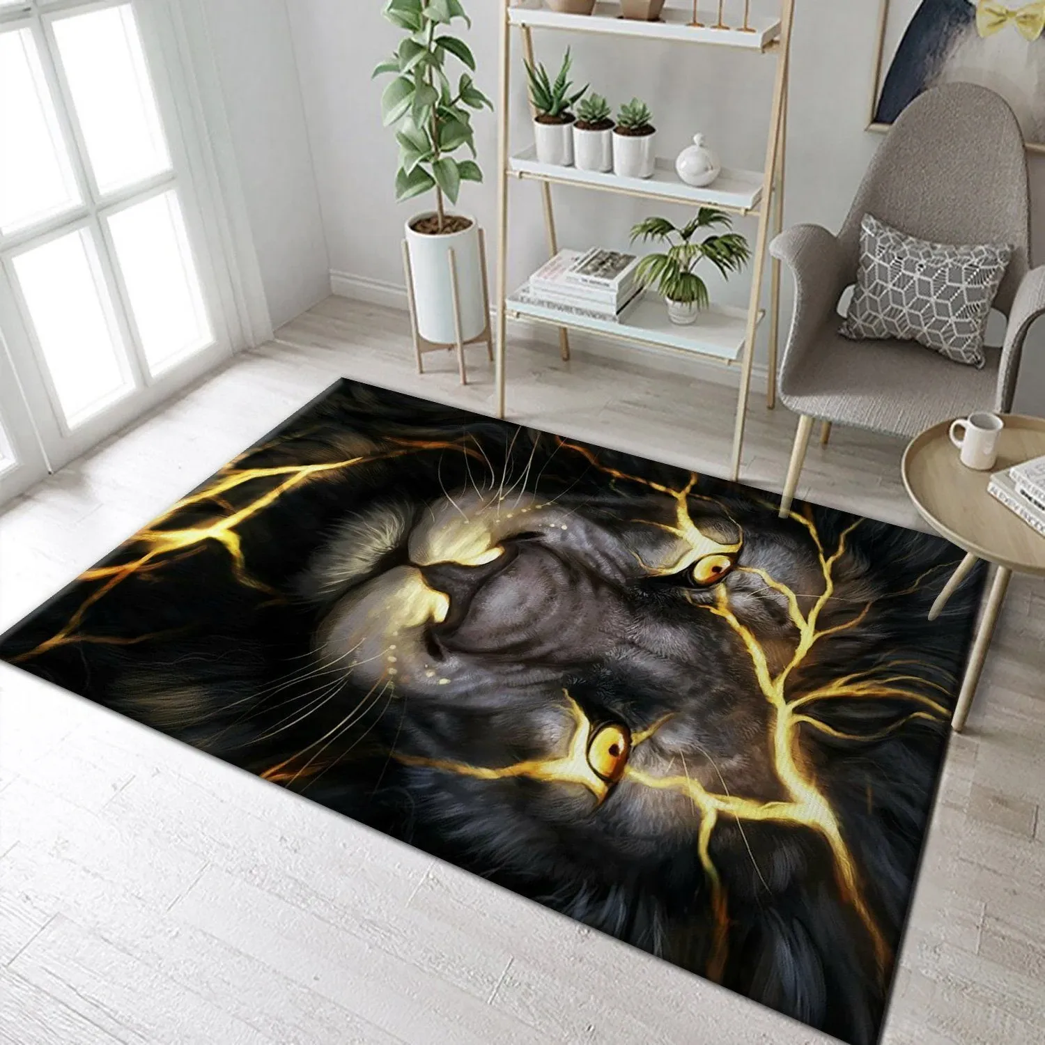 Lion Rug Area Rugs - Indoor Outdoor Rugs