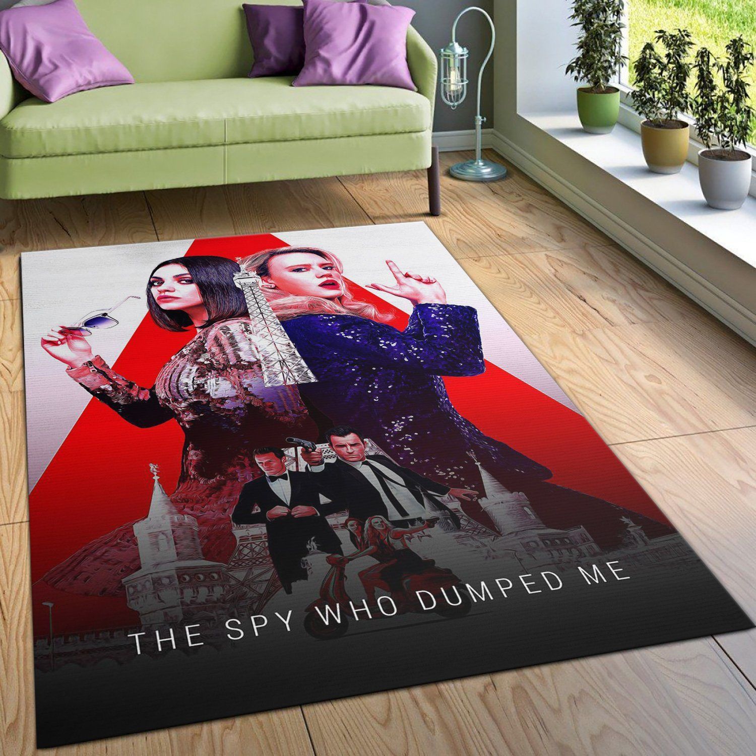 The Spy Who Dumped Me Rug Art Painting Movie Rugs Home US Decor - Indoor Outdoor Rugs