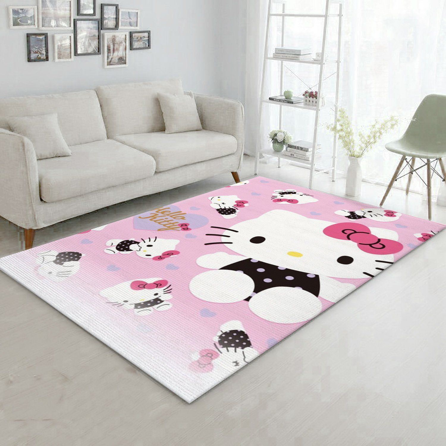 Hello Kitty 7 Rug Living Room Rug US Gift Decor - Indoor Outdoor Rugs