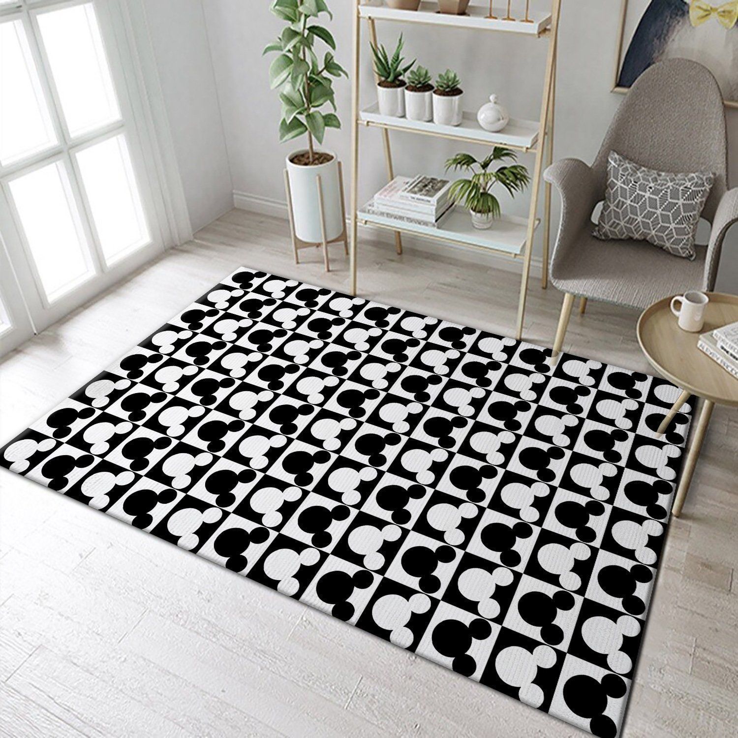 Mickey Mouse Pattern Area Rug Carpet Living Room Rugs Floor Decor - Indoor Outdoor Rugs