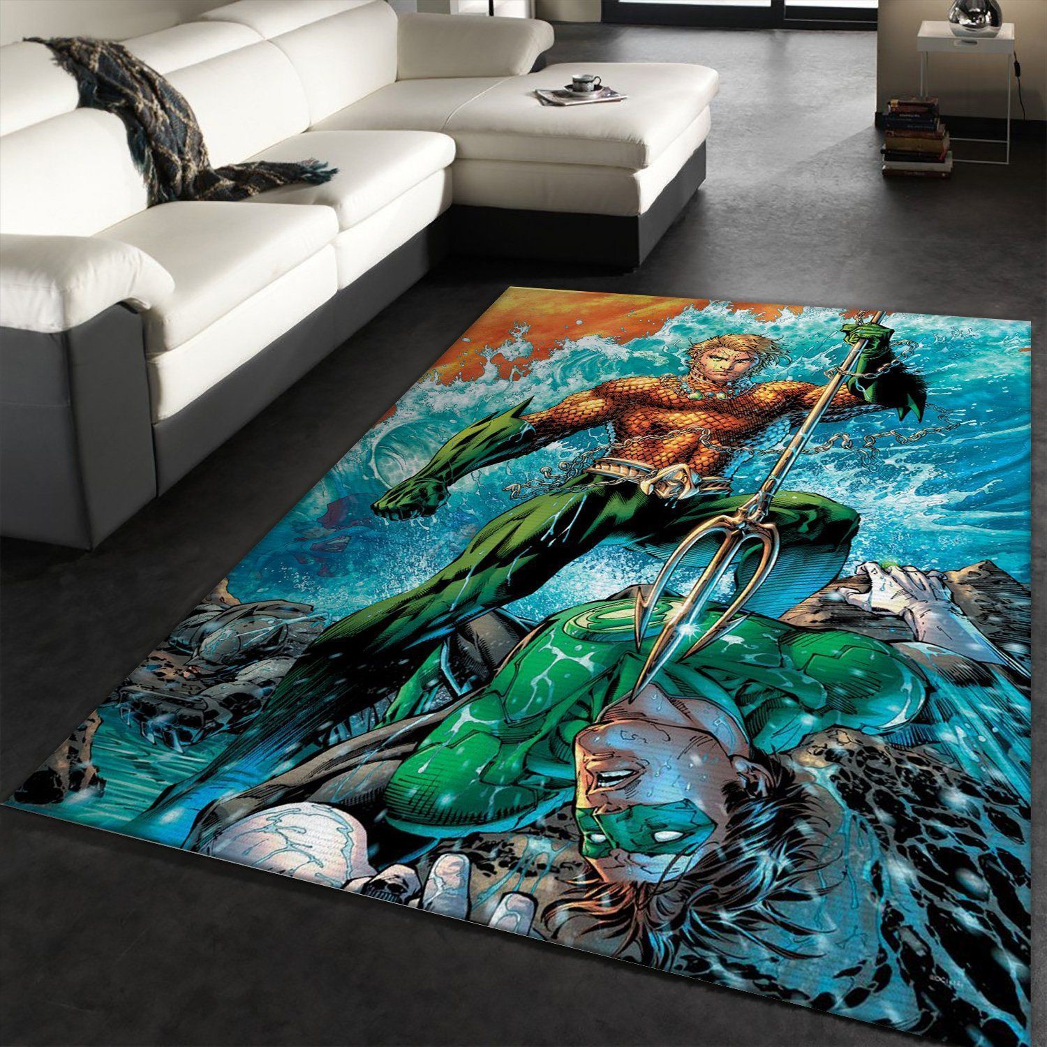 Aquaman Wins Area Rug, Kitchen Rug, Home US Decor - Indoor Outdoor Rugs