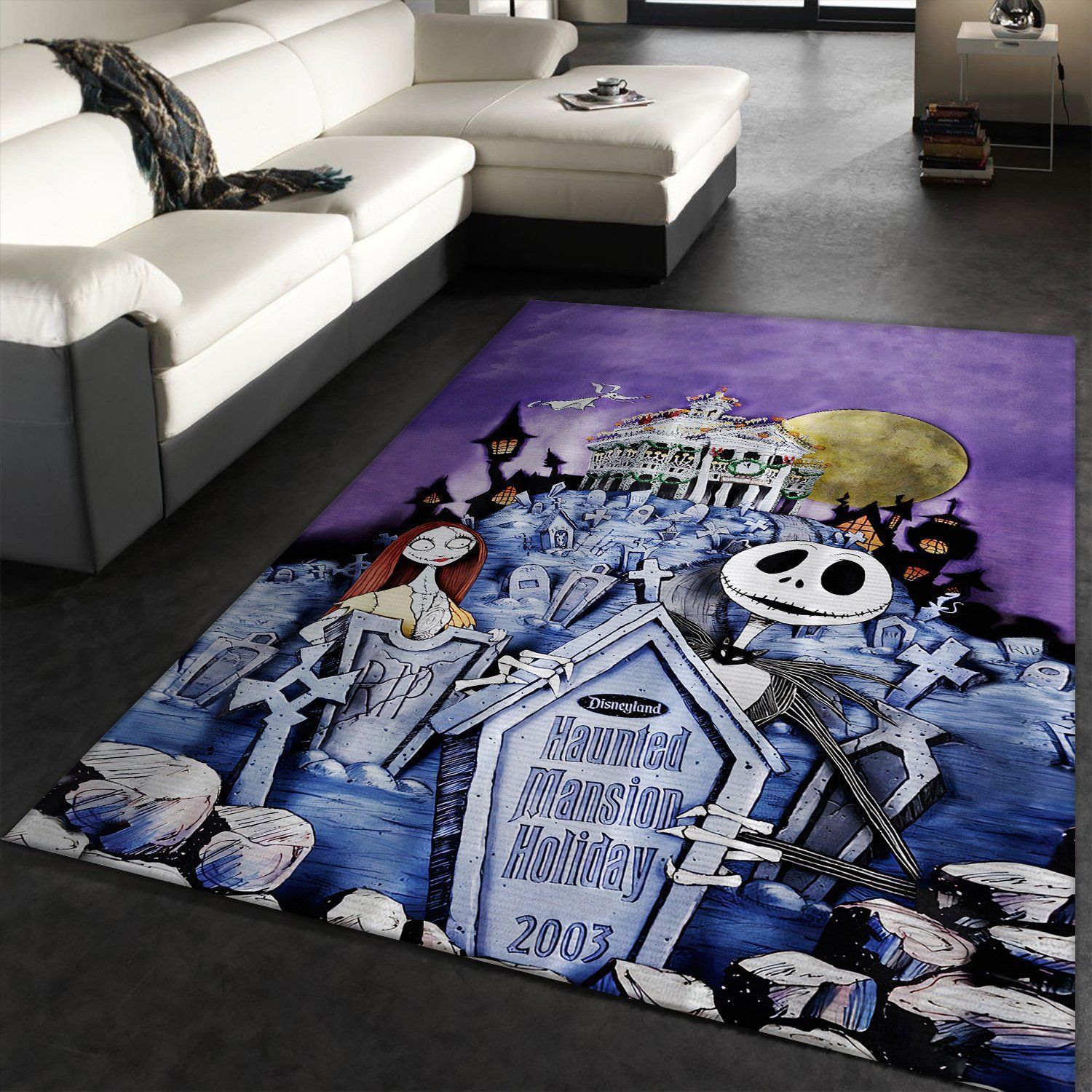 The Nightmare Before Christmas Floor Rug Living Room Rugs Floor Decor - Indoor Outdoor Rugs