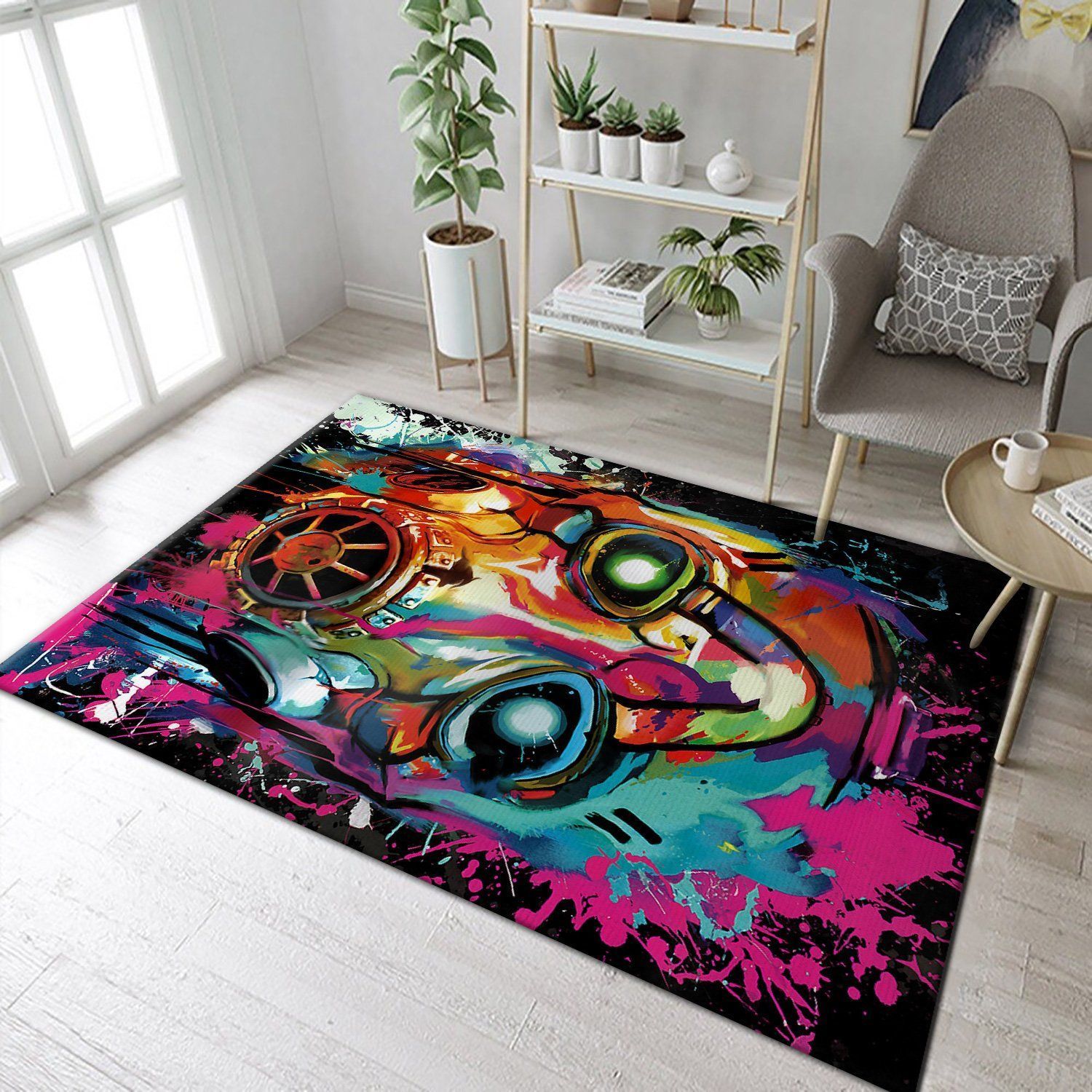 Borderlands Graffiti Gaming Area Rugs Living Room Carpet FN140128 Local Brands Floor Decor The US Decor - Indoor Outdoor Rugs