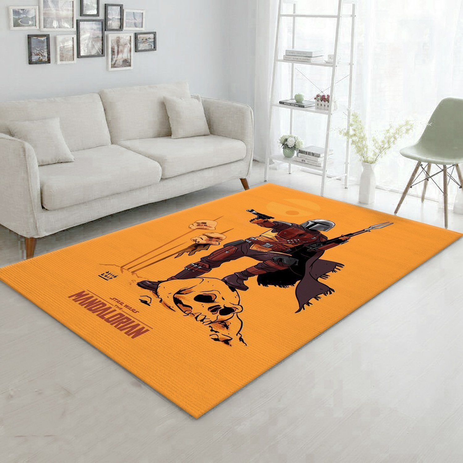 Mandalorian Baby Yoda Ver40 Area Rug For Christmas Bedroom Rug Home Decor Floor Decor - Indoor Outdoor Rugs