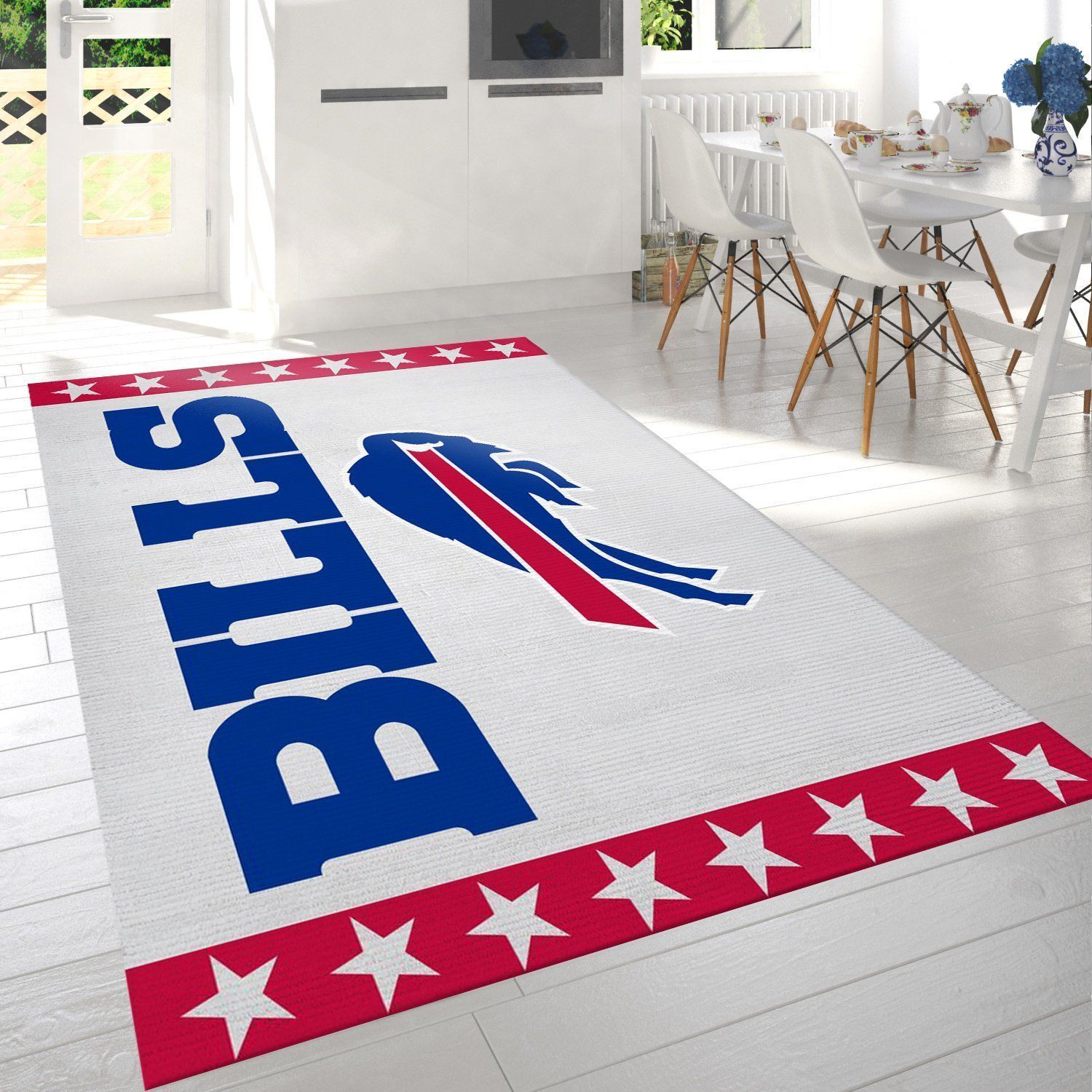 Buffalo Bills Banner Nfl Area Rug Bedroom Rug US Gift Decor - Indoor Outdoor Rugs