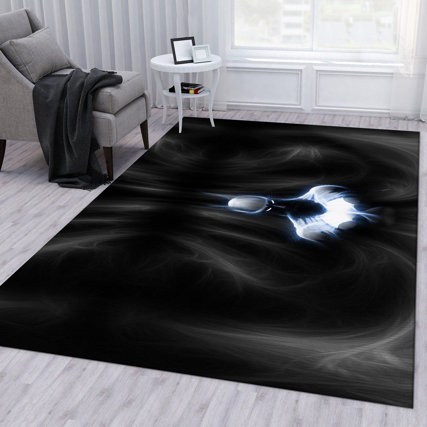 Batman Smoke Area Rug For Christmas Bedroom Rug Family Gift US Decor - Indoor Outdoor Rugs