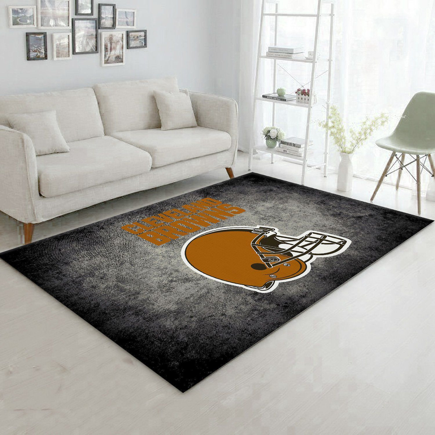 Cleveland Browns rug Football rug Floor Decor The US Decor - Indoor Outdoor Rugs