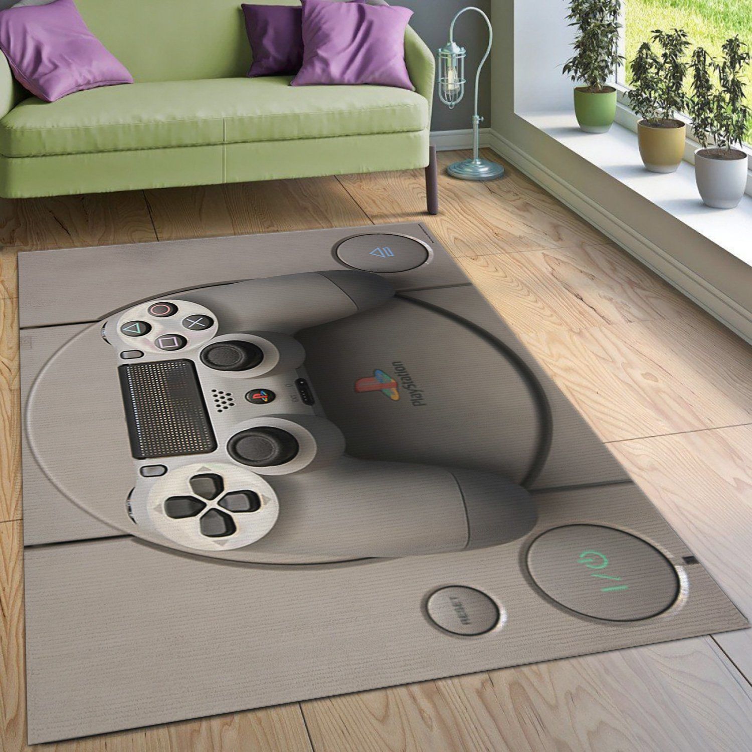 Playstation Area Rug For Gift Bedroom Rug Home Decor Floor Decor - Indoor Outdoor Rugs