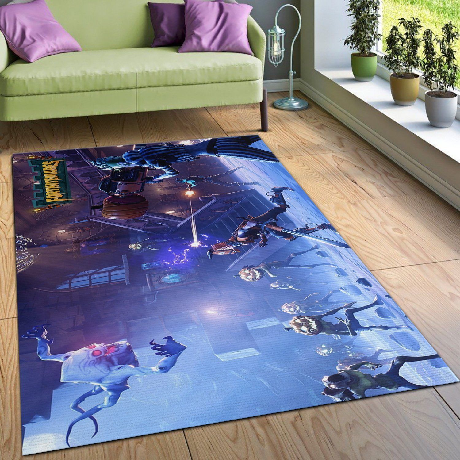 Fortnite Gaming Area Rug For Christmas Bedroom Family Gift US Decor - Indoor Outdoor Rugs