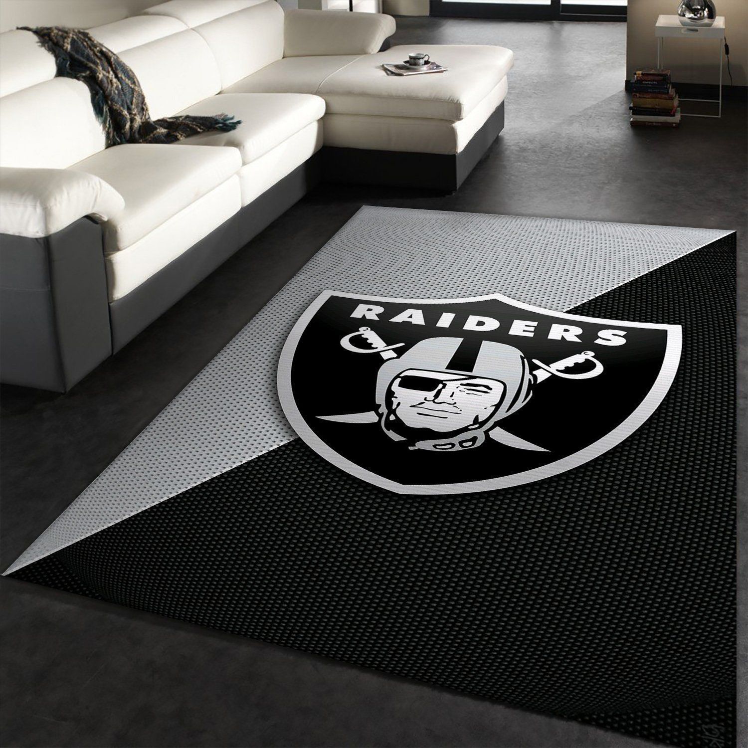 Oakland Raiders Area Rugs Living Room Carpet SOR101201 Local Brands Floor Decor The US Decor - Indoor Outdoor Rugs