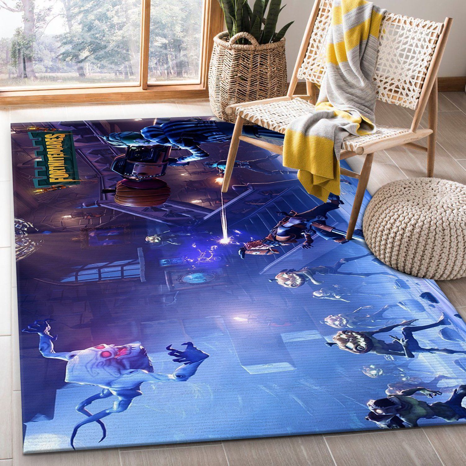 Fortnite Gaming Area Rug For Christmas Bedroom Family Gift US Decor - Indoor Outdoor Rugs