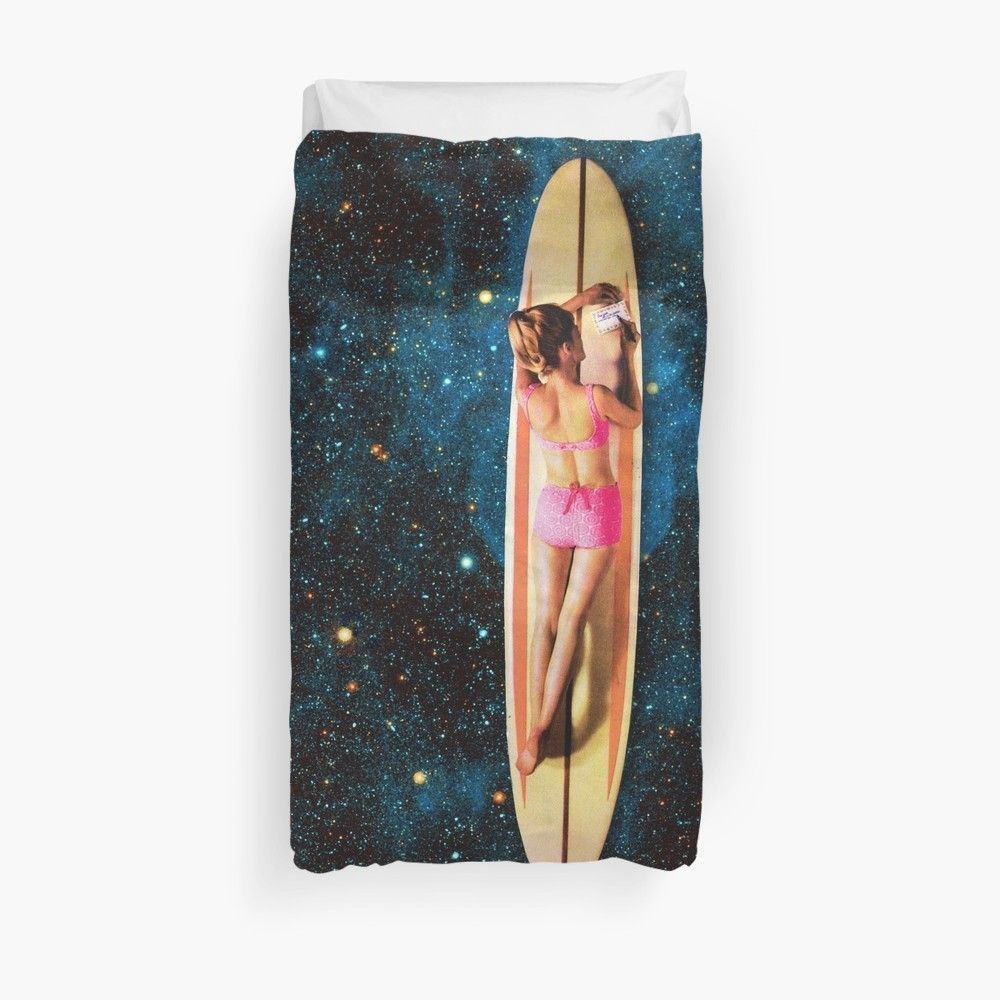 Pleiadian Surfer Bedroom Duvet Cover Bedding Sets