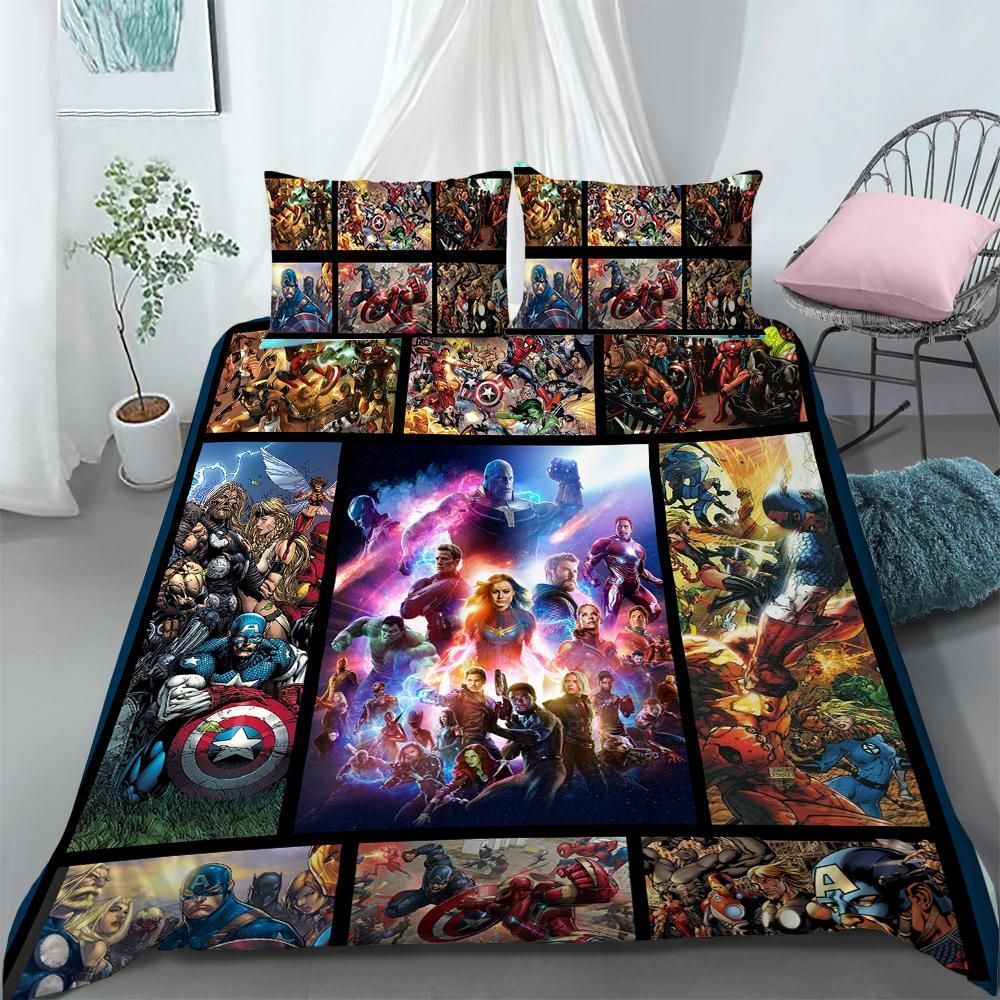 Marvel Comic Bedding Set V4 Hgm6823