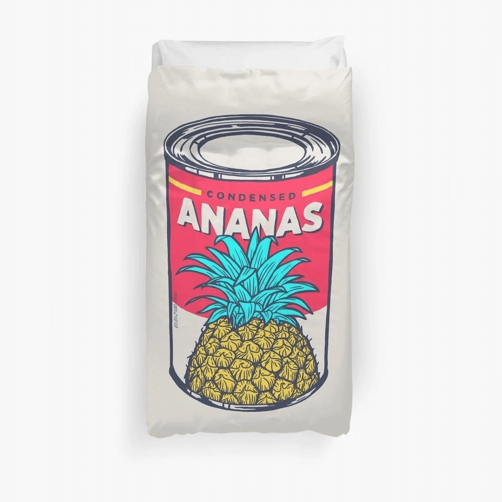 Condensed Ananas Bedroom Duvet Cover Bedding Sets