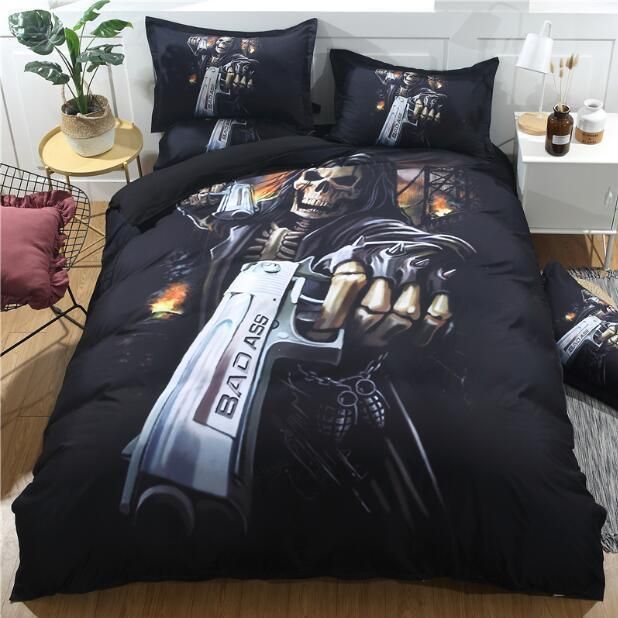 Badasskull Bedroom Duvet Cover Bedding Sets