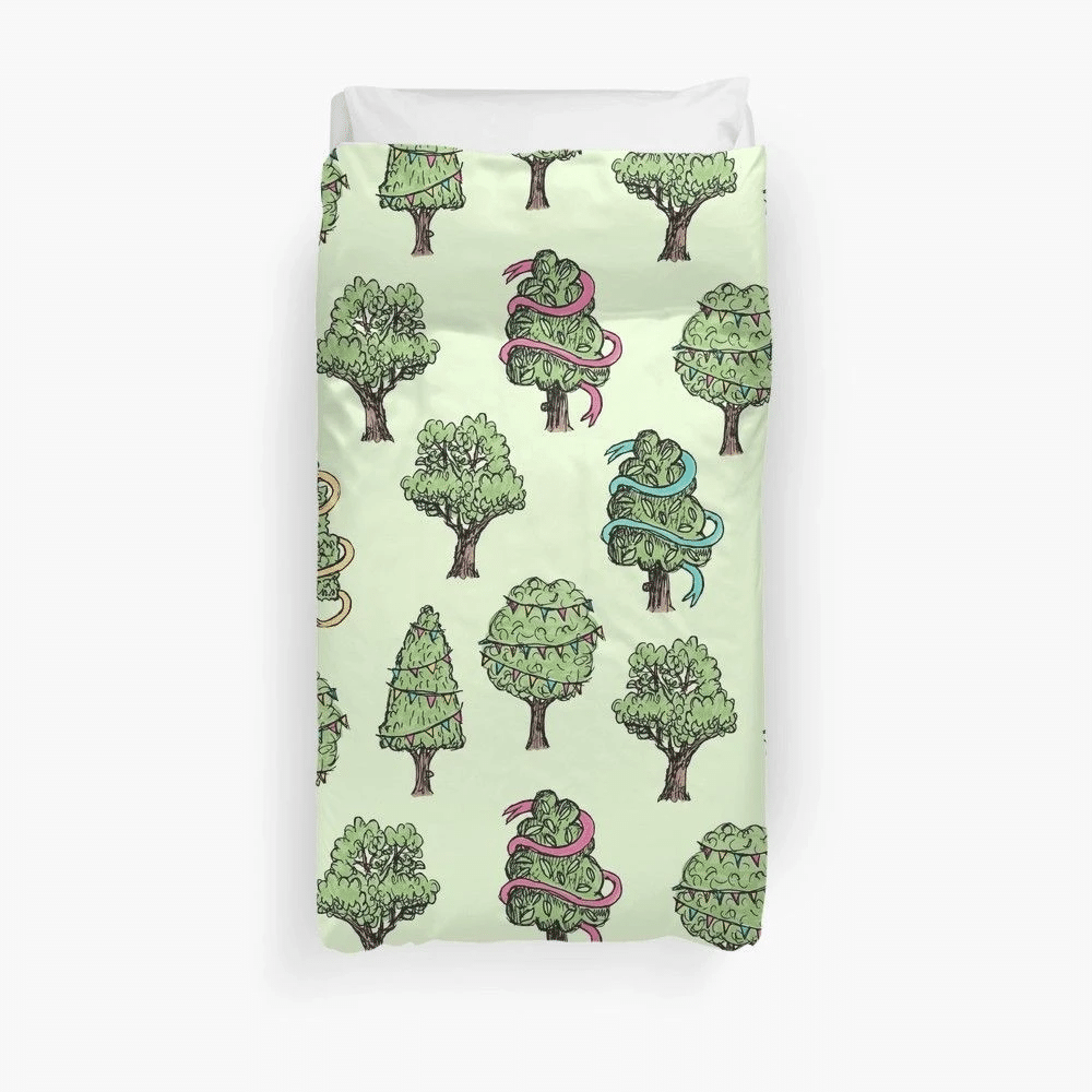 Decorated Trees Bedroom Duvet Cover Bedding Sets