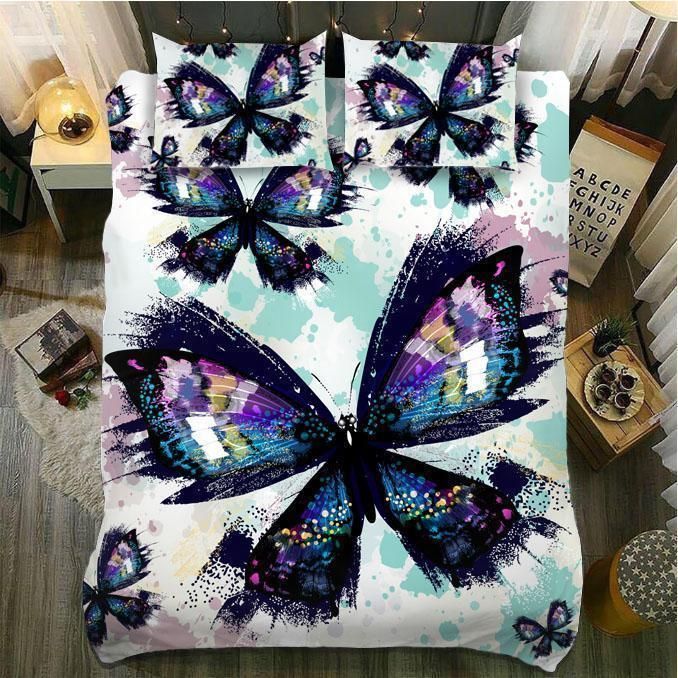 Nightky Butterfly Bedroom Duvet Cover Bedding Sets