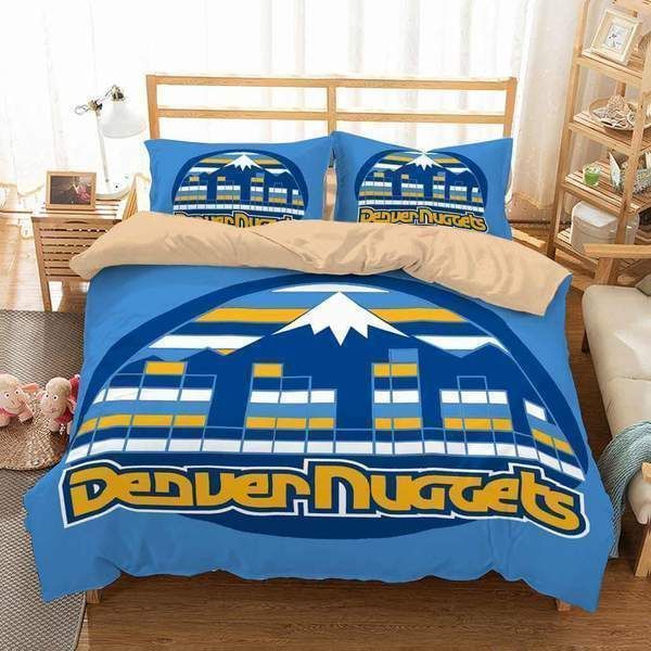 Denver Nuggets Bedroom Duvet Cover Bedding Sets