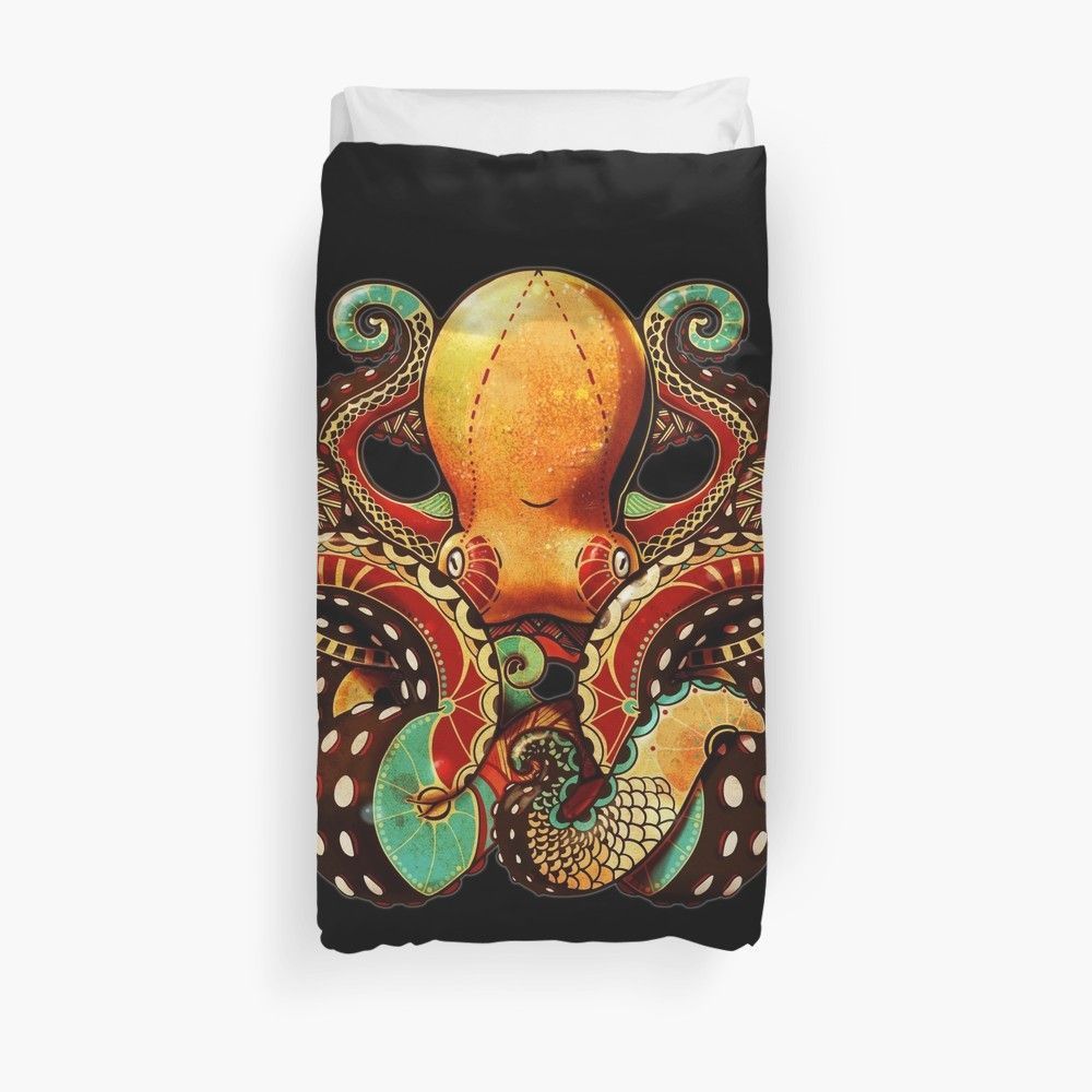The Octopus Bedroom Duvet Cover Bedding Sets