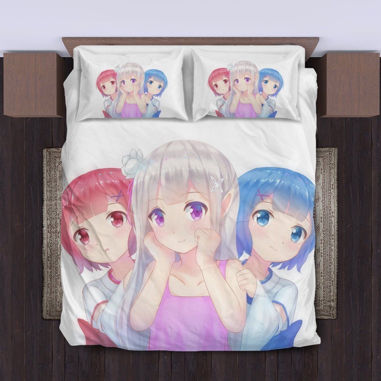 Re:Zero Anime Girl Bedding Set