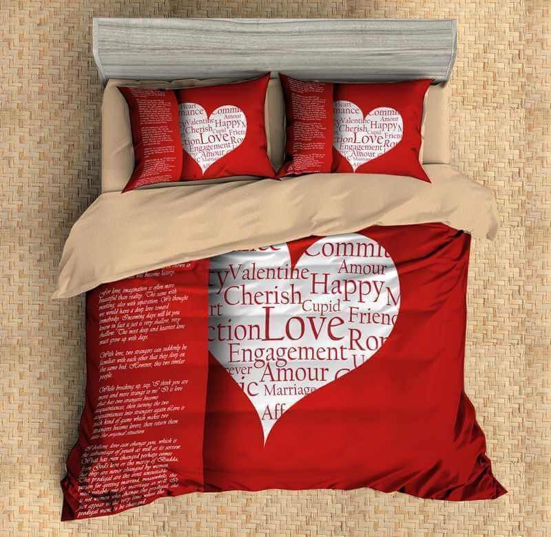 Love Bedroom Duvet Cover Bedding Sets