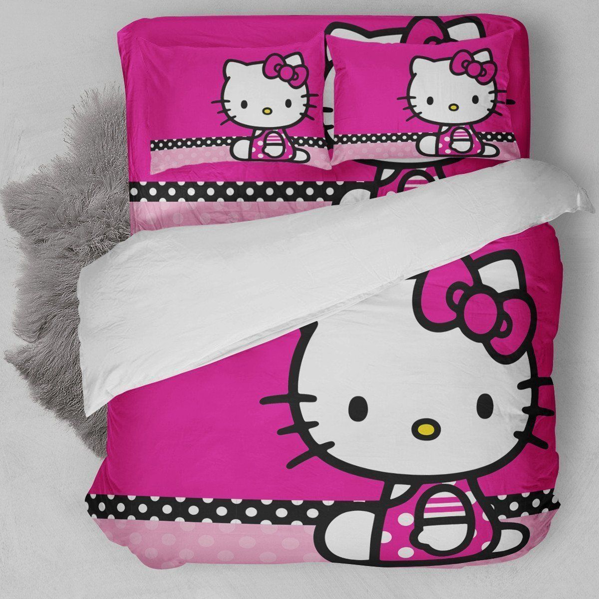 Hello Kitty Pink Bedding Set