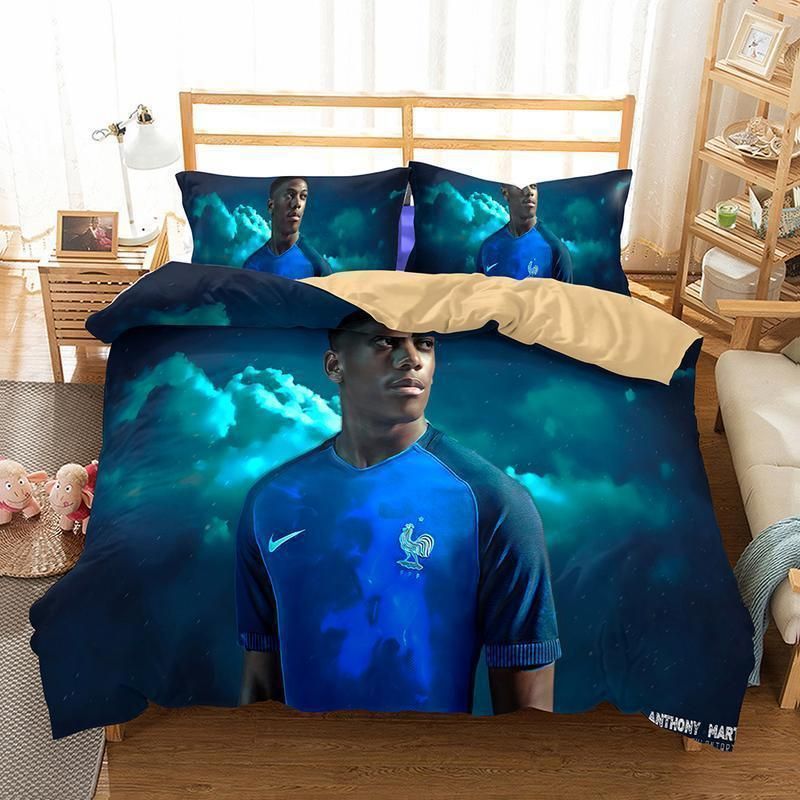 3D Bedding French Football World Cup Printing Bedding Set / Duvet Cover