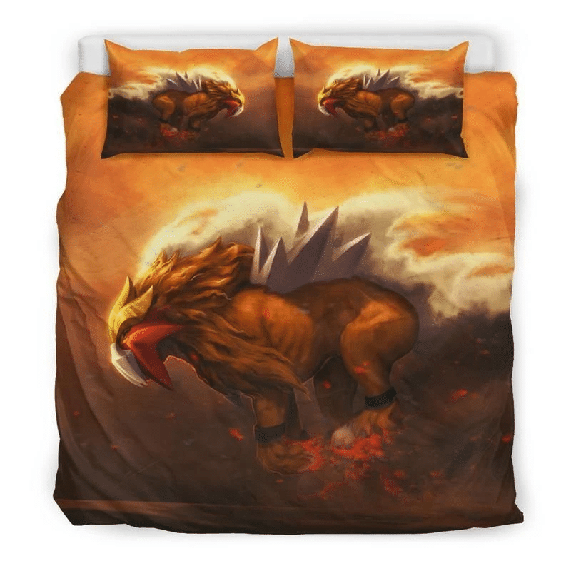 Entei Bedding Set (Duvet Cover & Pillowcases)