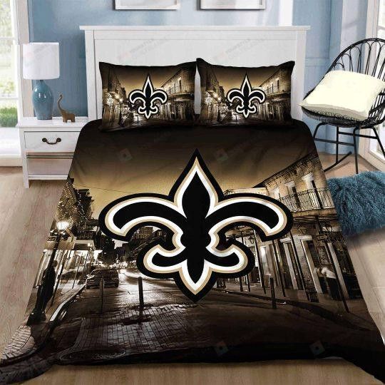 New Orleans Saints Customize Duvet Cover Bedding Set