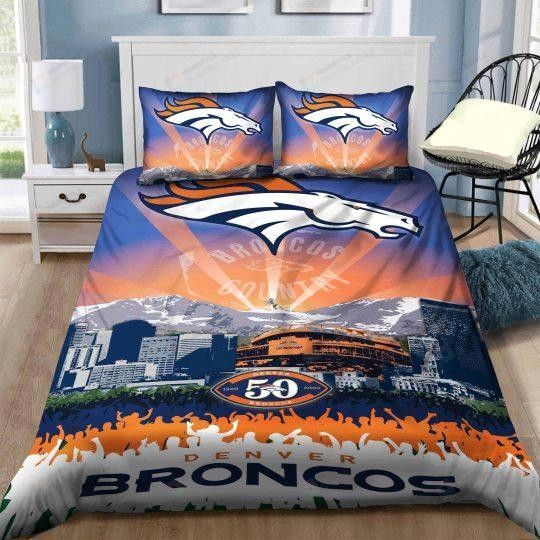 Denver Broncos American Football Customize Duvet Cover Bedding Set
