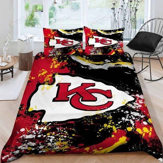 Kansas City Chiefs B Bedding Set Duvet Cover Pillow Cases