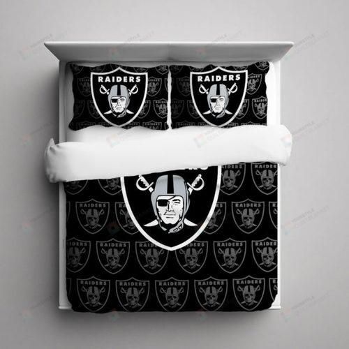 Nfl Oakland Raiders D Duvet Cover Bedding Set