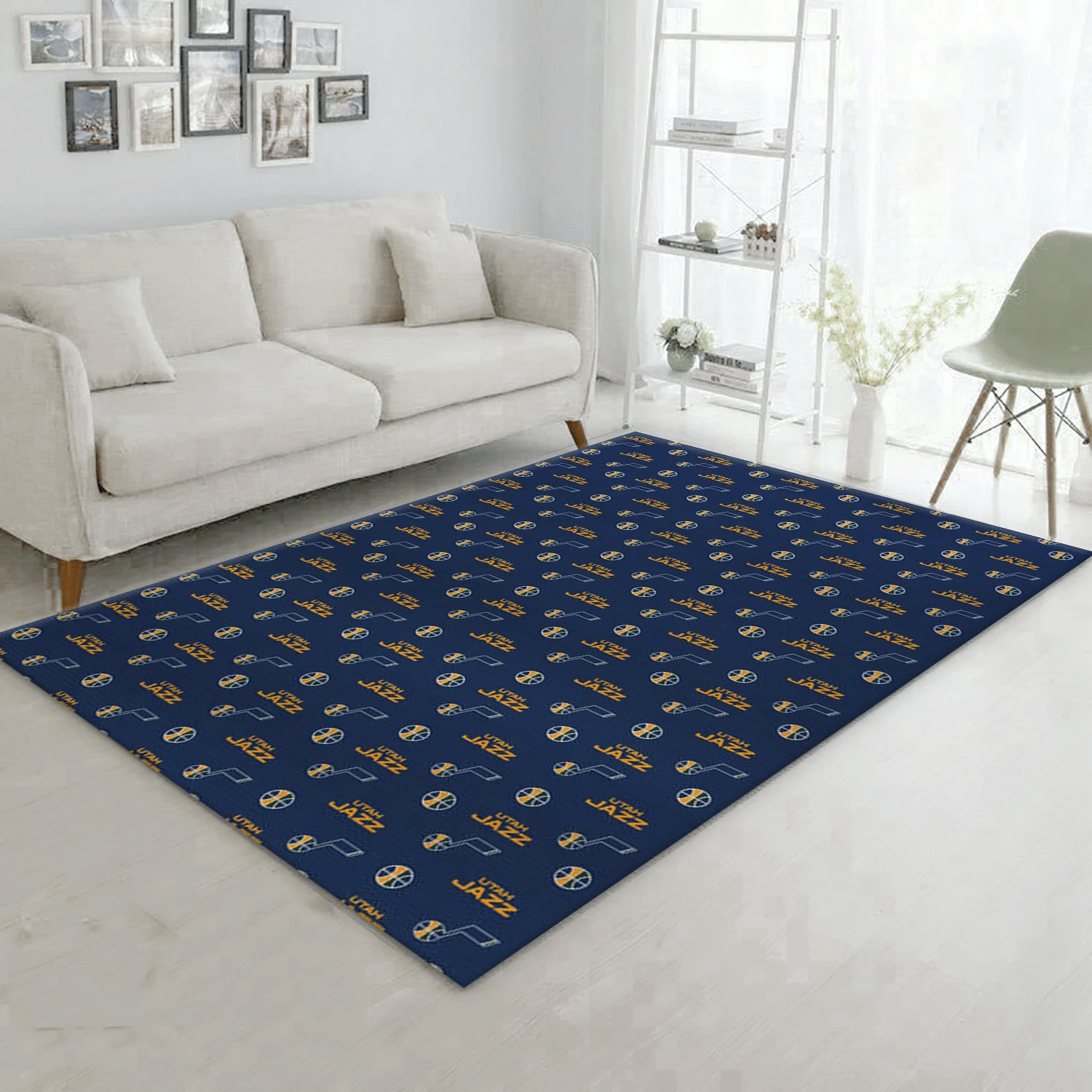 Utah Jazz Patterns 1 NBA Area Rug For Christmas, Bedroom Rug - Home Decor - Indoor Outdoor Rugs