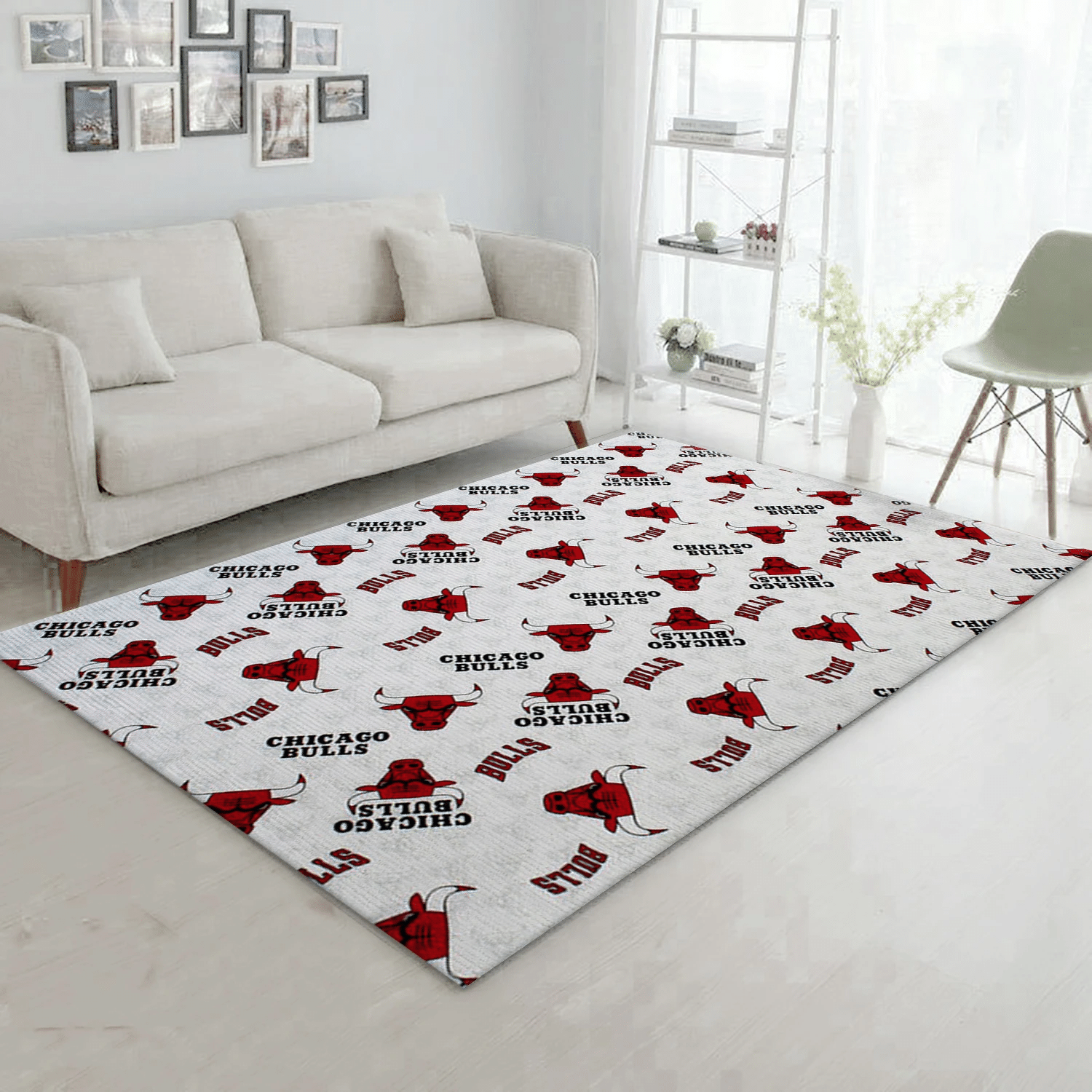 Chicago Bulls Patterns NBA Area Rug For Christmas, Living Room Rug - US Gift Decor - Indoor Outdoor Rugs