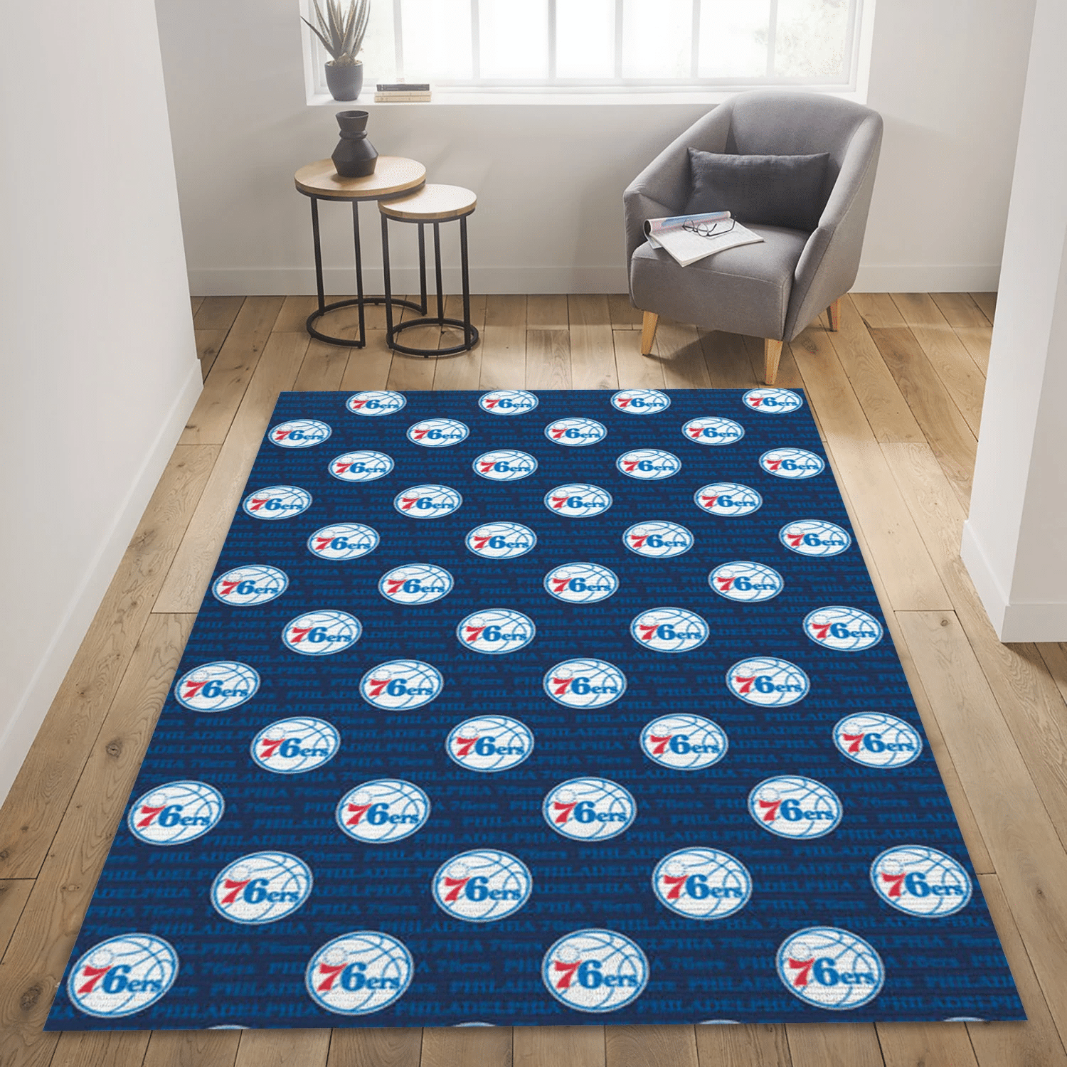 Philadelphia 76ers Patterns 3 Area Rug Carpet, Bedroom Rug - Christmas Gift US Decor - Indoor Outdoor Rugs