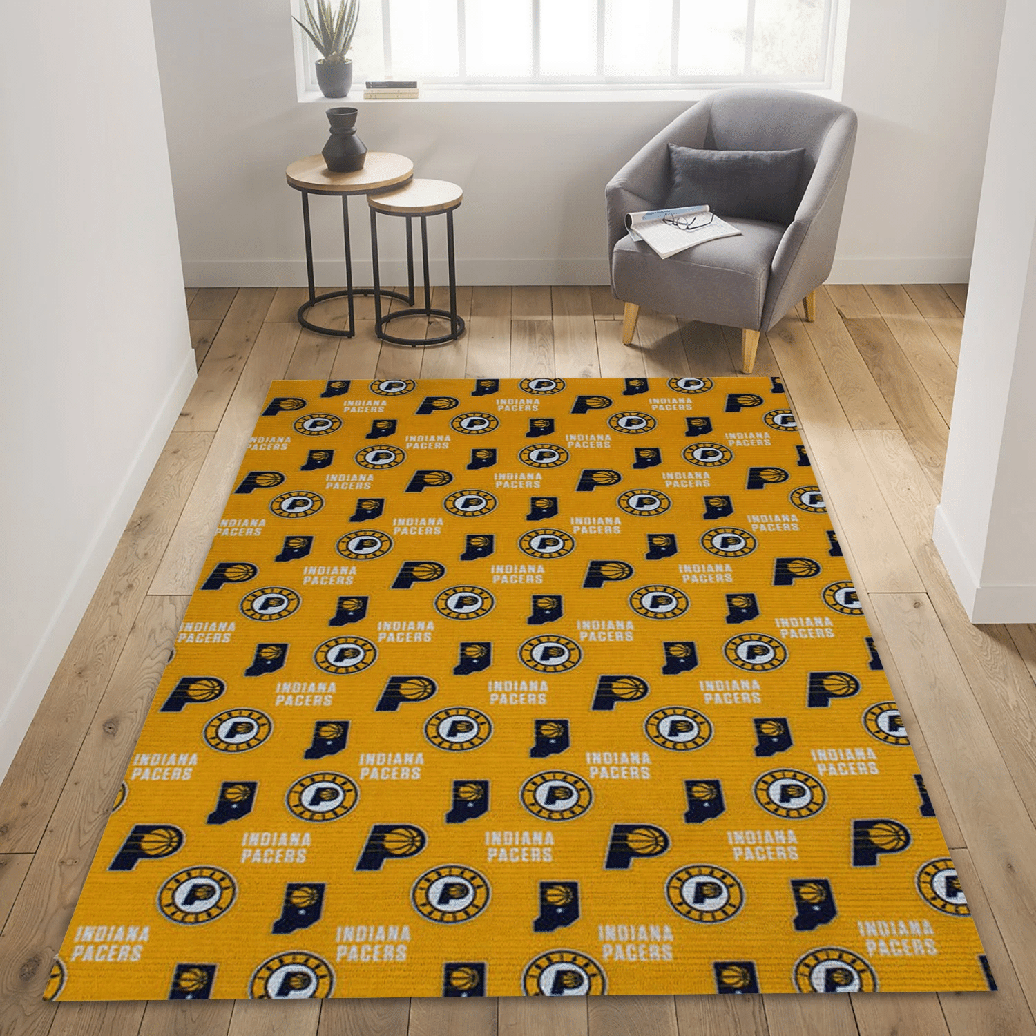 Indiana Pacers Patterns 2 NBA Area Rug For Christmas, Living Room Rug - Christmas Gift US Decor - Indoor Outdoor Rugs