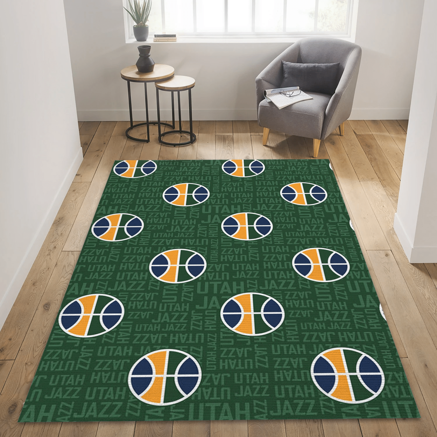 Utah Jazz Patterns 2 NBA Area Rug, Living Room Rug - US Gift Decor - Indoor Outdoor Rugs