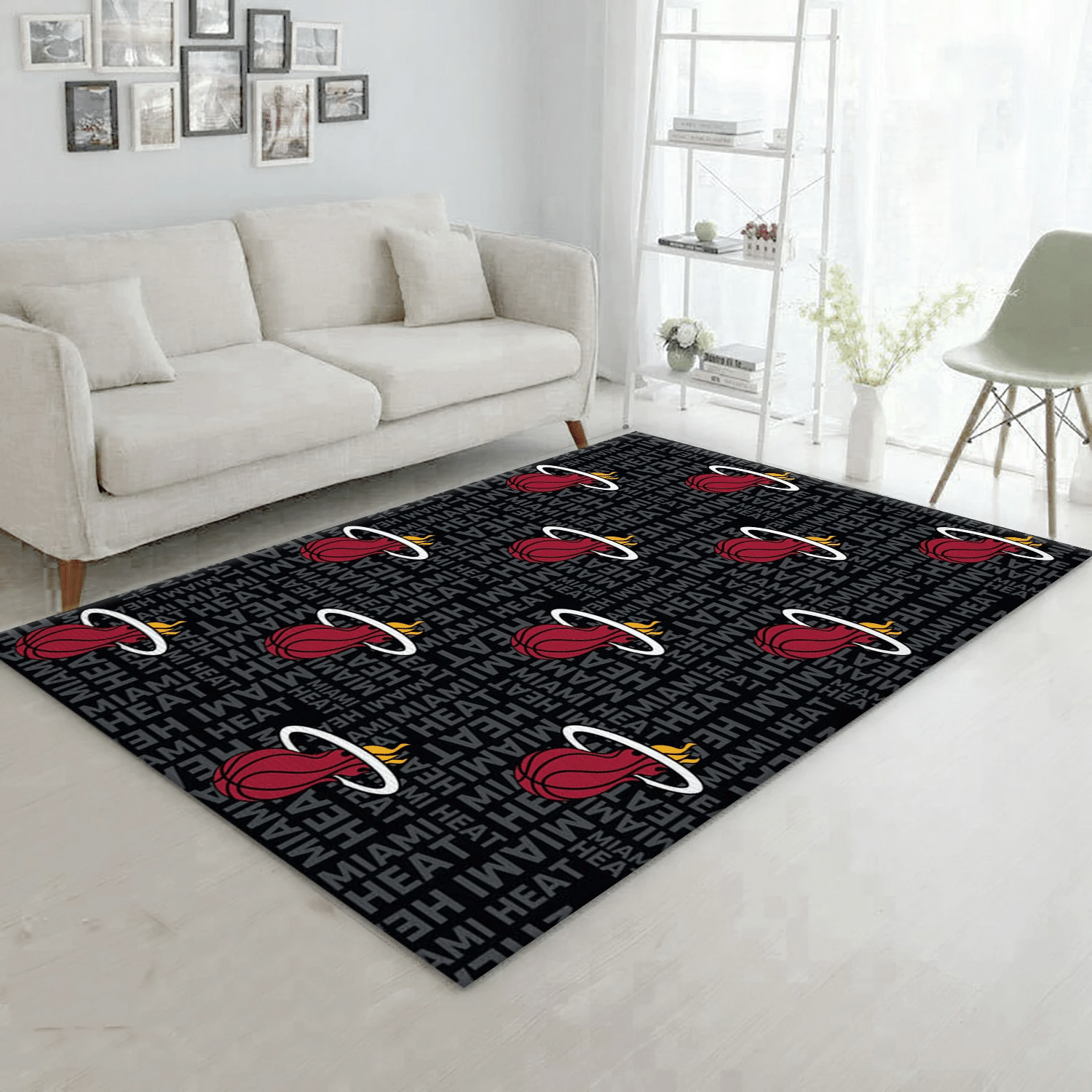 Miami Heat Patterns 1 NBA Area Rug For Christmas, Living Room Rug - Home Decor - Indoor Outdoor Rugs