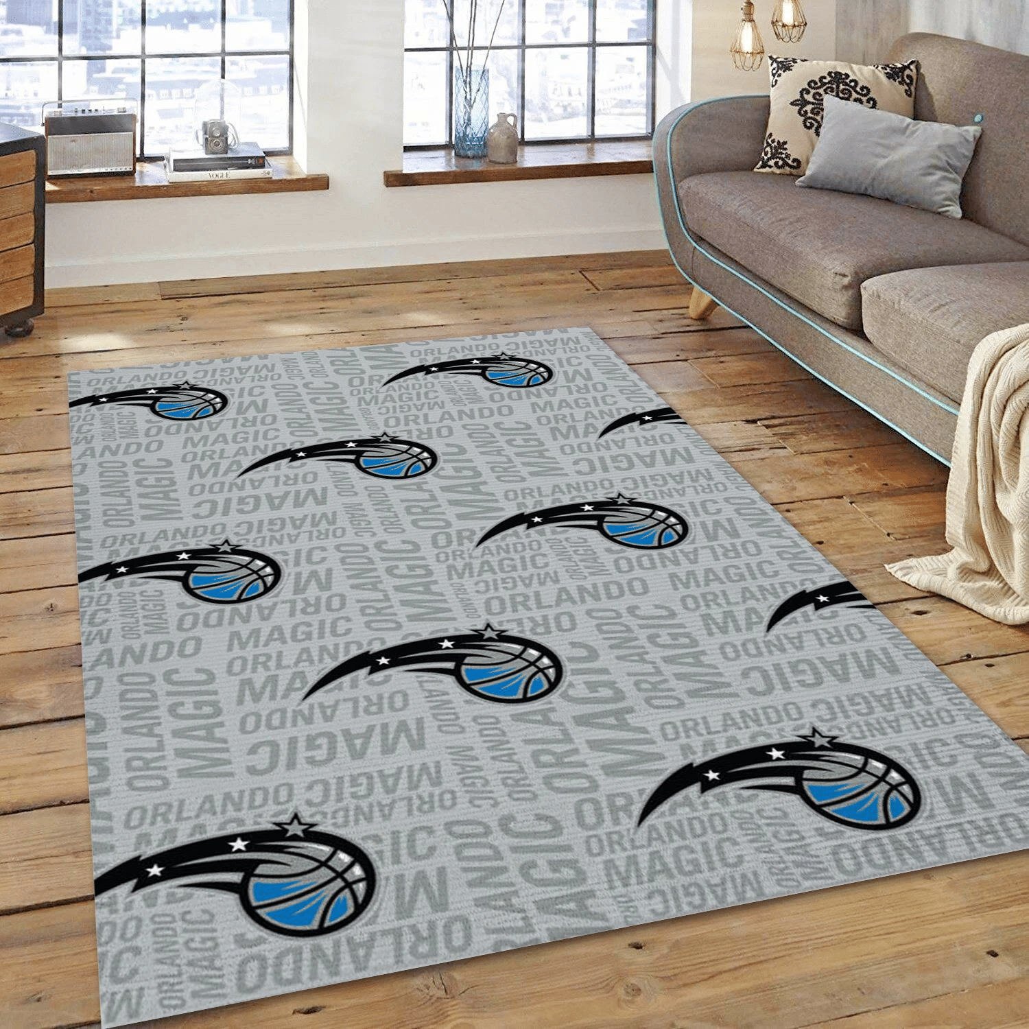 Orlando Magic Patterns Reangle Area Rug, Living Room Rug - Christmas Gift US Decor - Indoor Outdoor Rugs