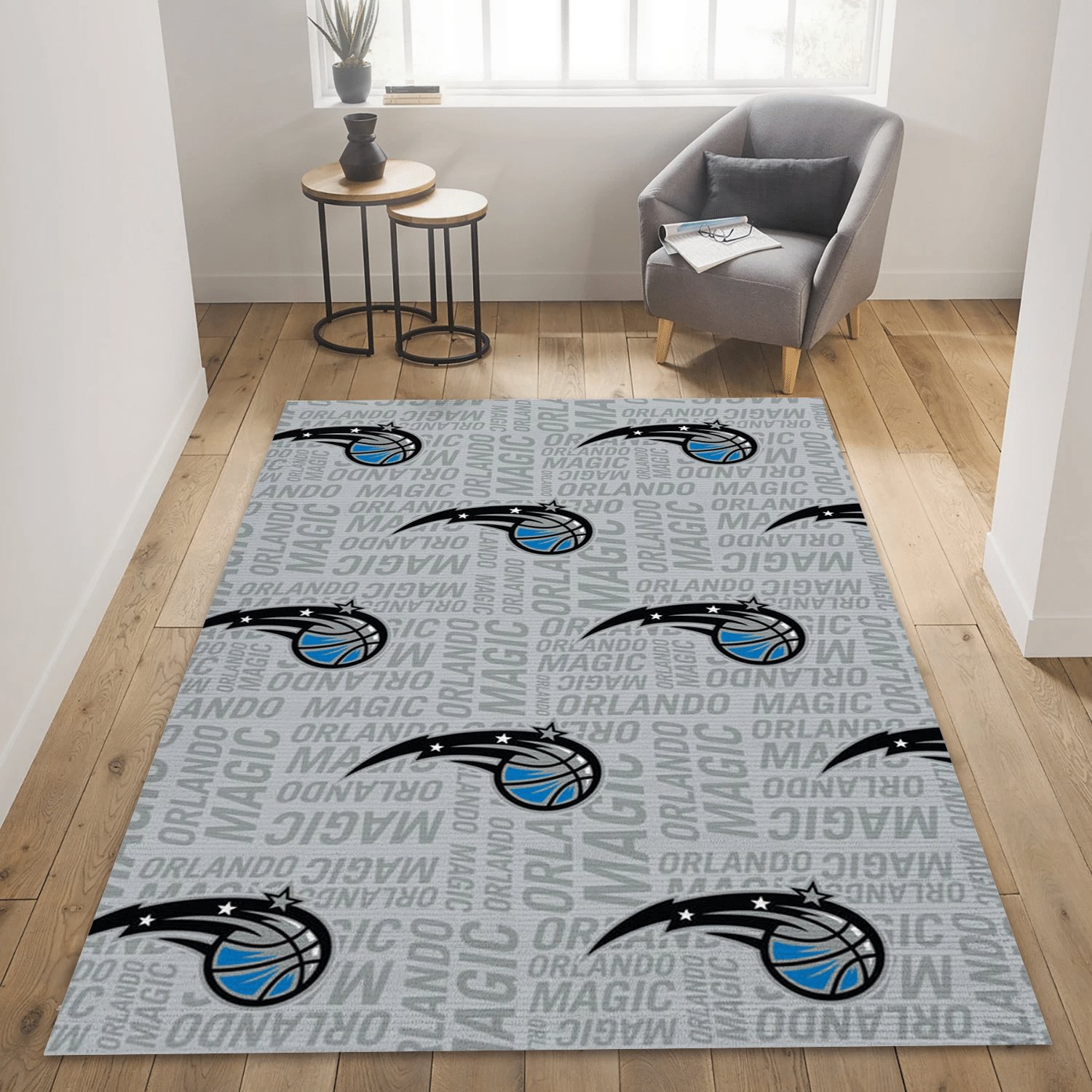 Orlando Magic Patterns Reangle Area Rug, Living Room Rug - Christmas Gift US Decor - Indoor Outdoor Rugs