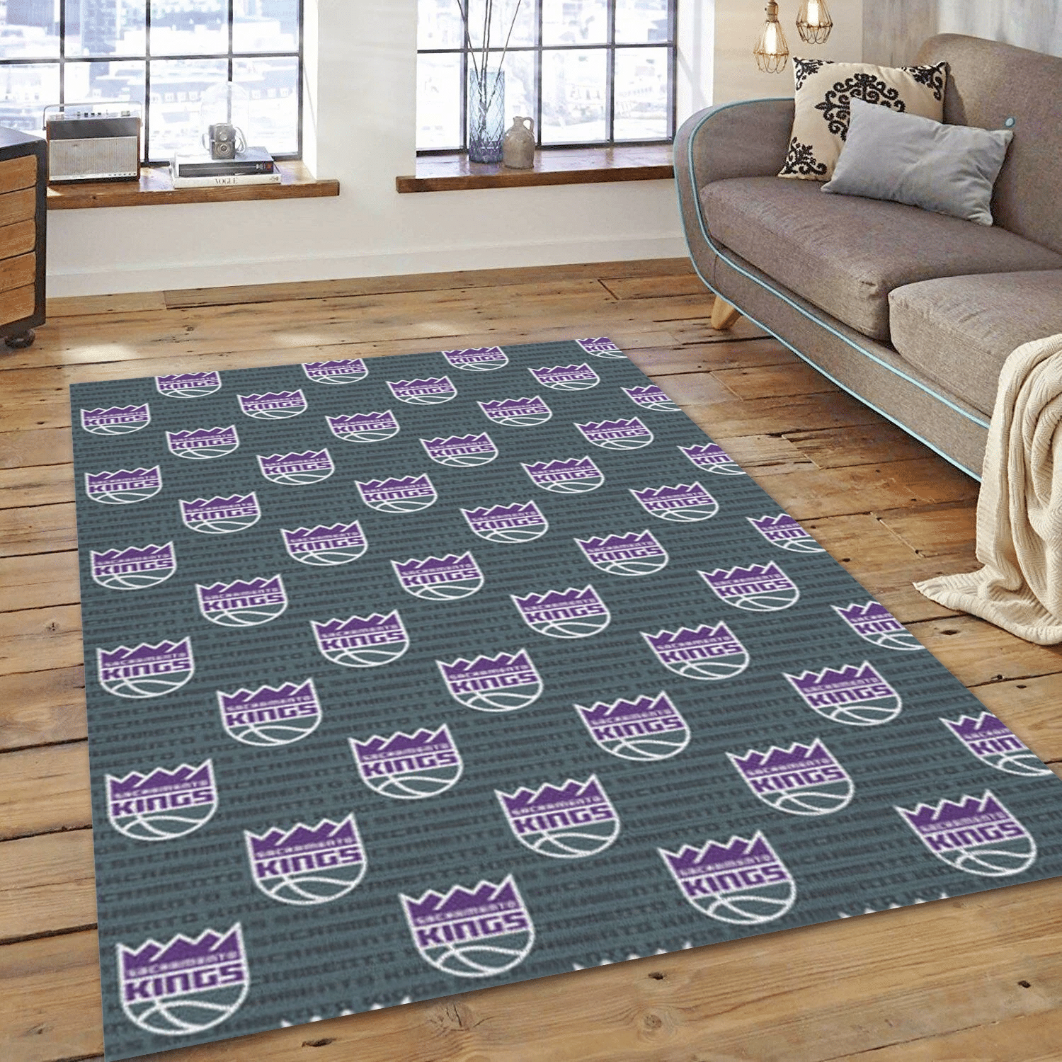 Sacramento Kings Patterns 2 NBA Area Rug, Bedroom Rug - Christmas Gift US Decor - Indoor Outdoor Rugs