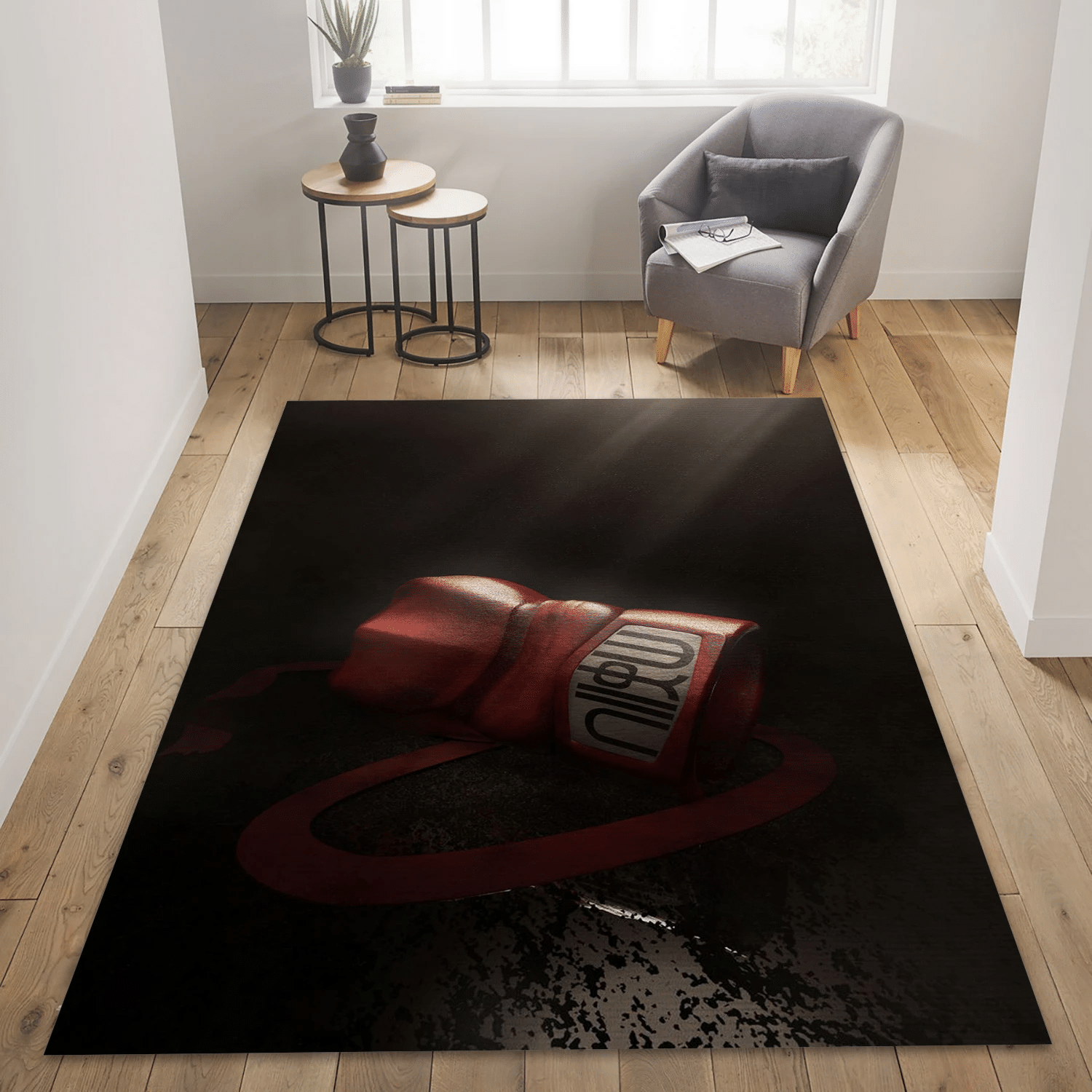 For Ryu Fans Made With Maya And Zbrush Area Rug, Living Room Rug - Home US Decor - Indoor Outdoor Rugs