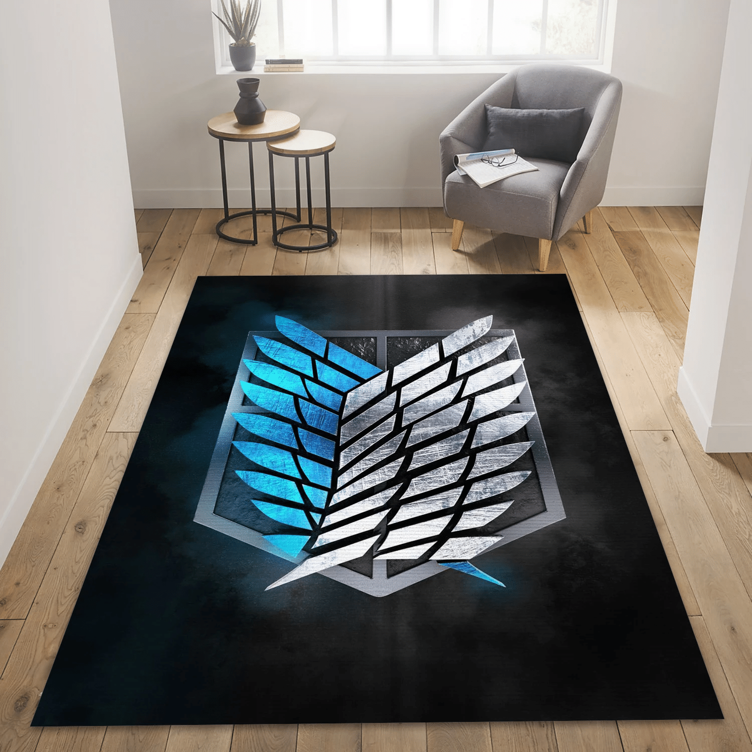 Freedom Wings Area Rug, Bedroom Rug - Family Gift US Decor - Indoor Outdoor Rugs