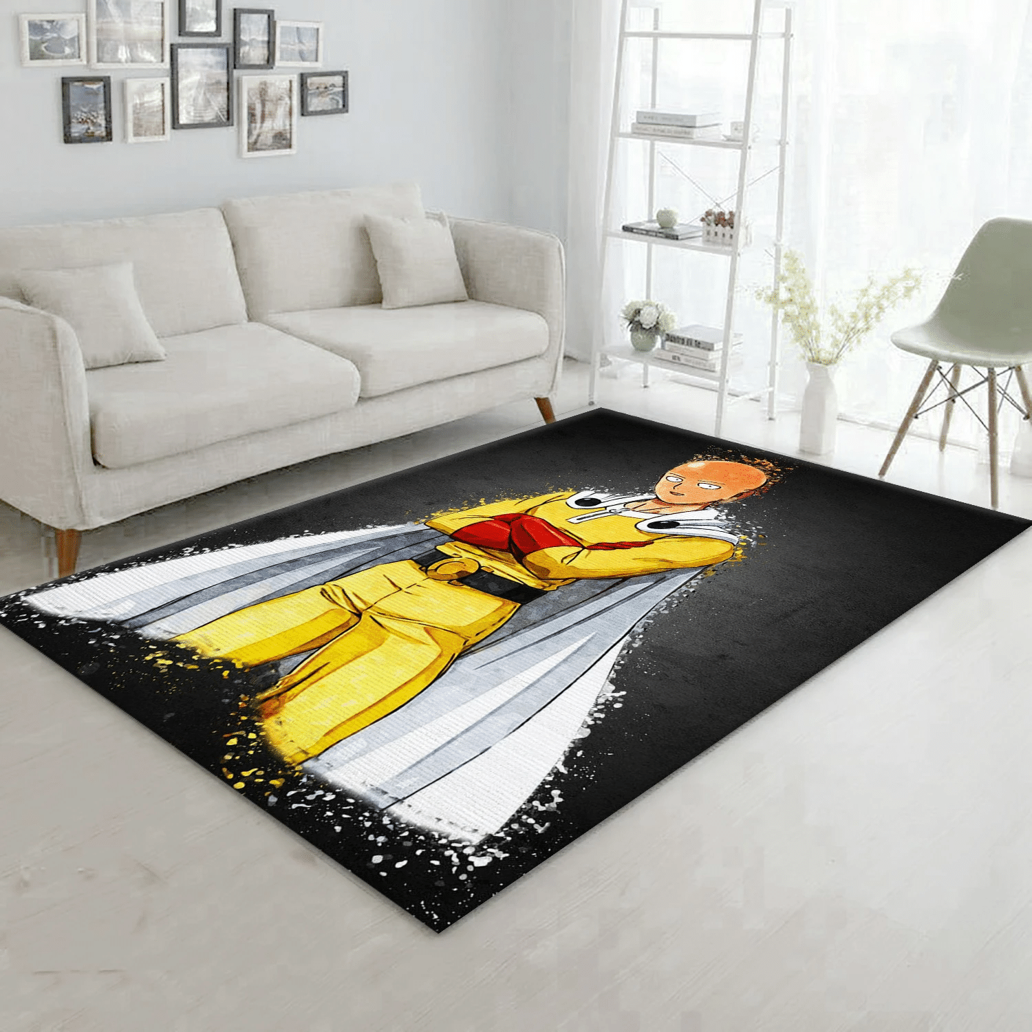 Saitama Area Rug, Bedroom Rug - US Gift Decor - Indoor Outdoor Rugs