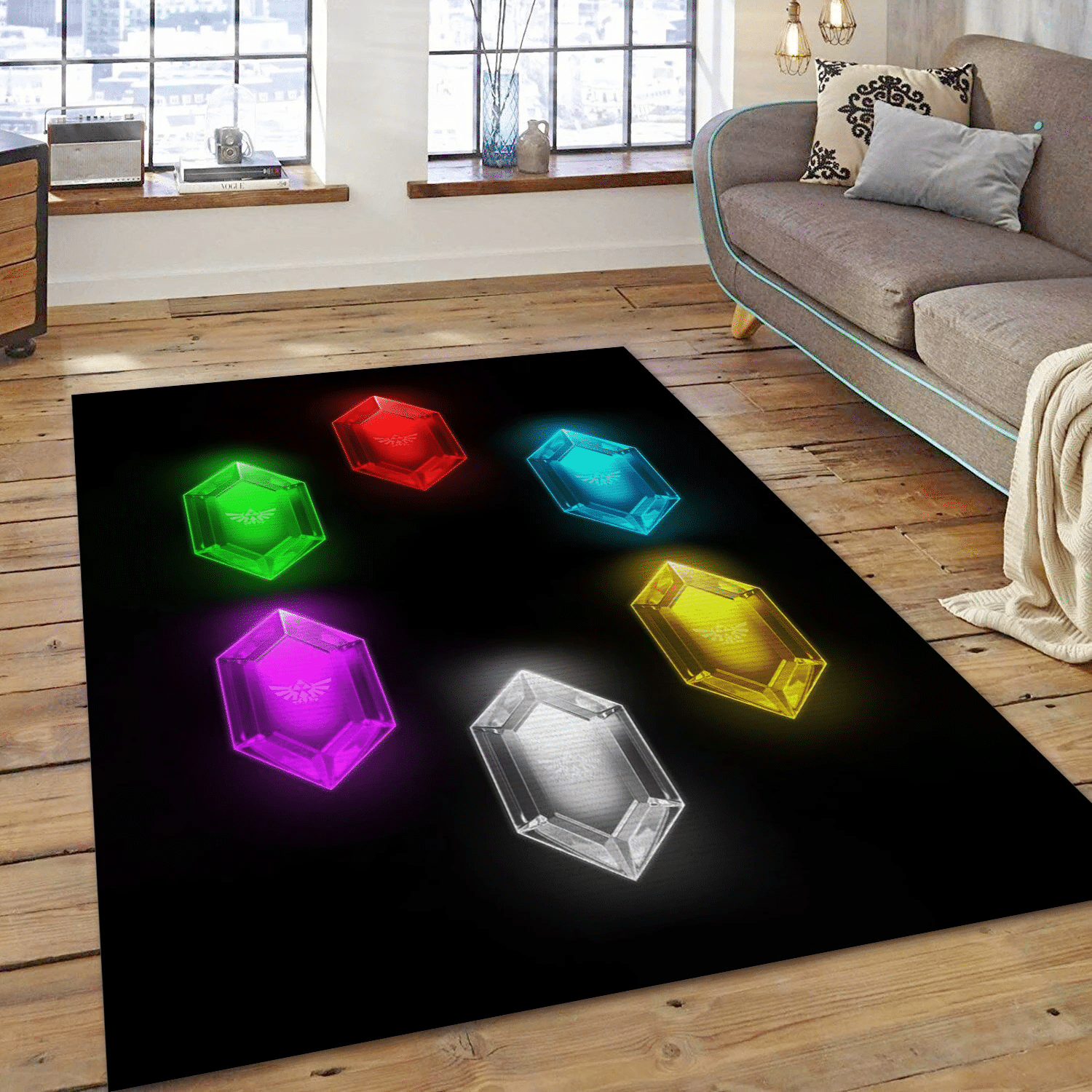 Classic Gaming Gaming Area Rug, Bedroom Rug - US Gift Decor - Indoor Outdoor Rugs