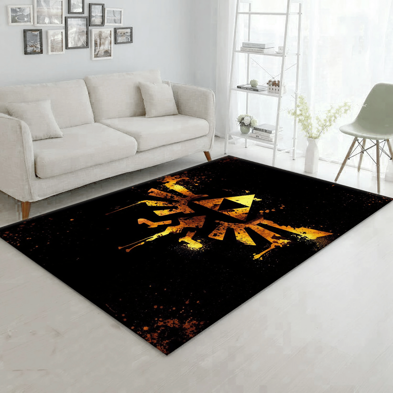 Triforce 2d Edition Area Rug For Christmas, Living Room Rug - Home US Decor - Indoor Outdoor Rugs