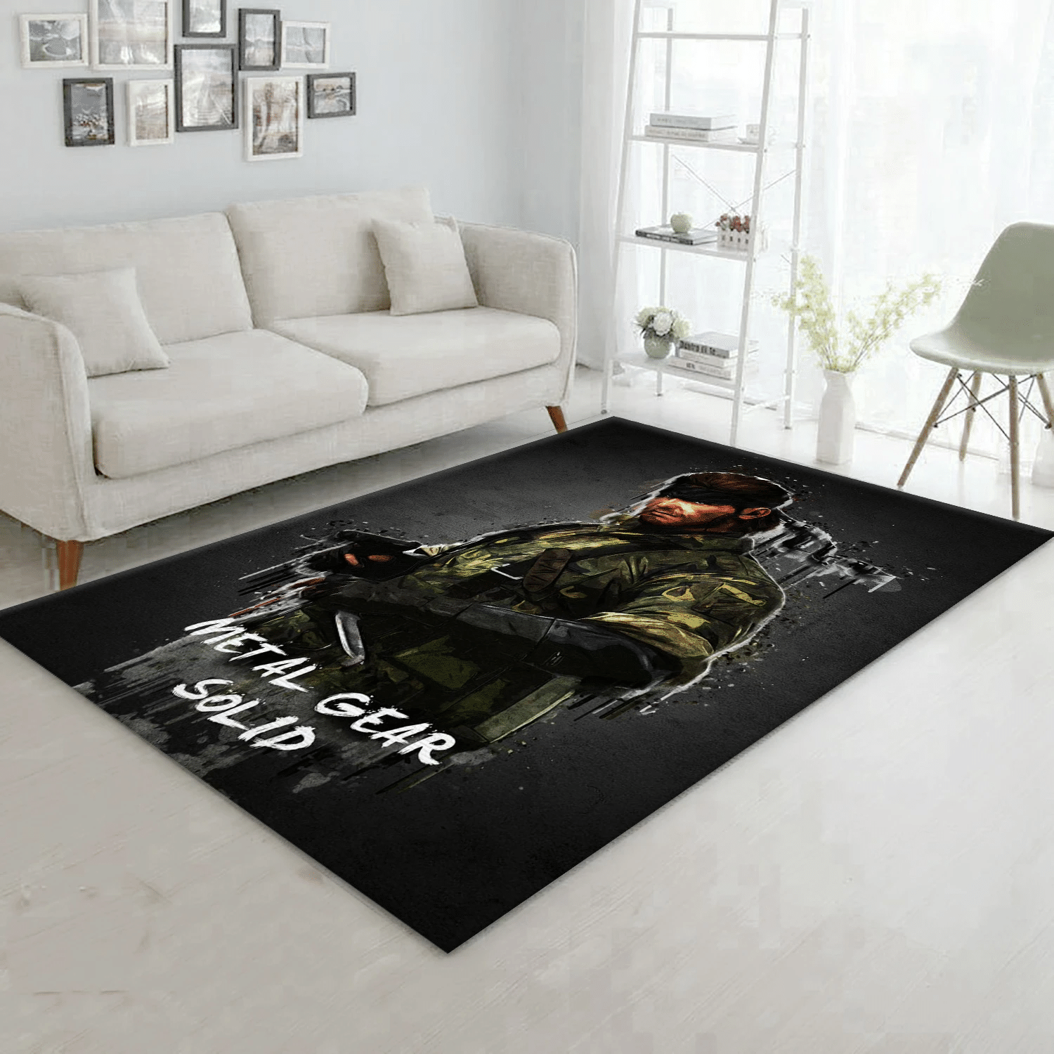 Metal Gear Solid Area Rug For Christmas, Living Room Rug - Christmas Gift US Decor - Indoor Outdoor Rugs