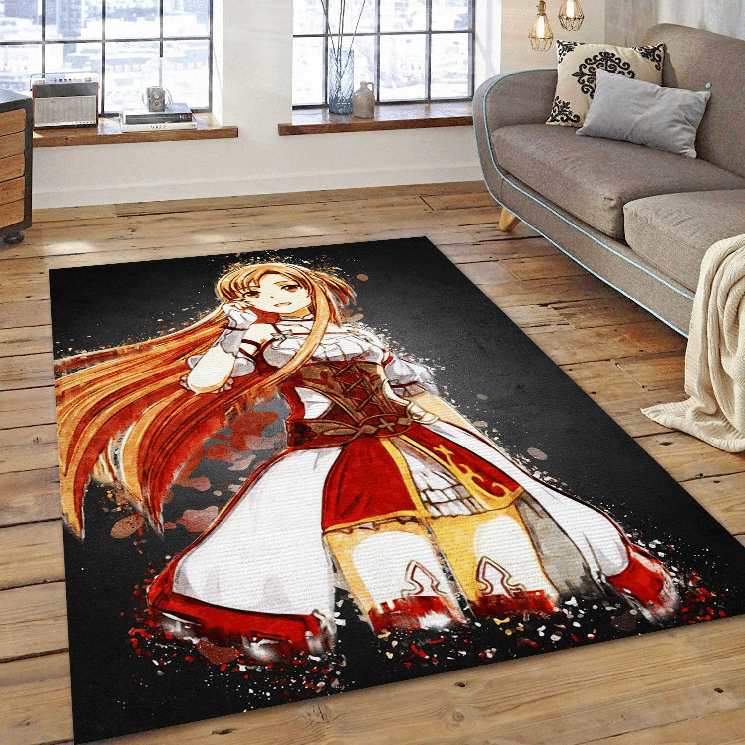 Asuna Area Rug Carpet, Bedroom Rug - Family Gift US Decor - Indoor Outdoor Rugs