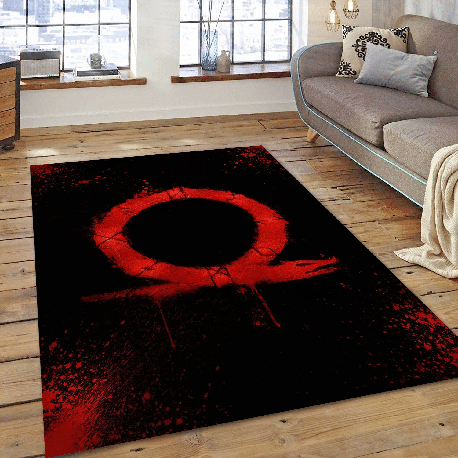 The Mighty Circle Area Rug Carpet, Bedroom Rug - US Gift Decor - Indoor Outdoor Rugs